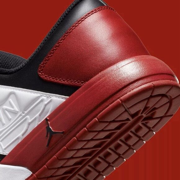 Nike Air Jordan NU Retro 1 Low Varsity Red Black Sneakers DV5141-601 Mens Sz 15 - Picture 8 of 12